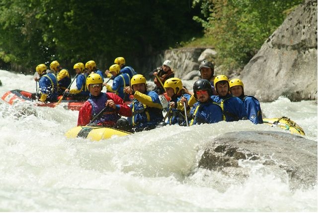 Rafting sulle Alpi